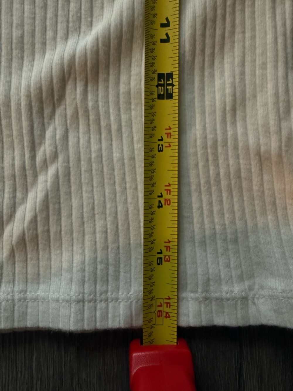 Topshop White Ribbed Long-Sleeve Crop Tee - Picture 4 of 5